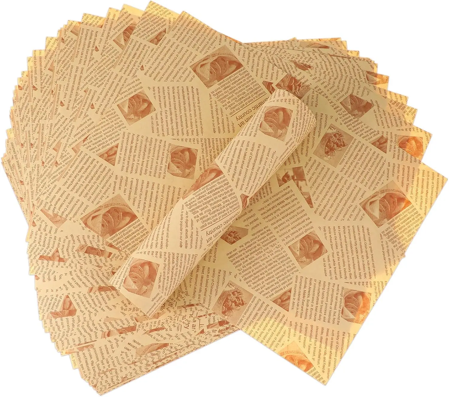 

300 листов бумаги для сэндвичей, пергаментная бумага с принтом, пищевая бумага для упаковки продуктов, листы для пикника на природе, для церкви