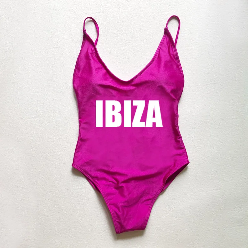 IBIZA Costumi da bagno Donna Costume intero imbottito sexy JAMAICA Costume da bagno donna monokini Beachwear Bikini maillot de bain femme