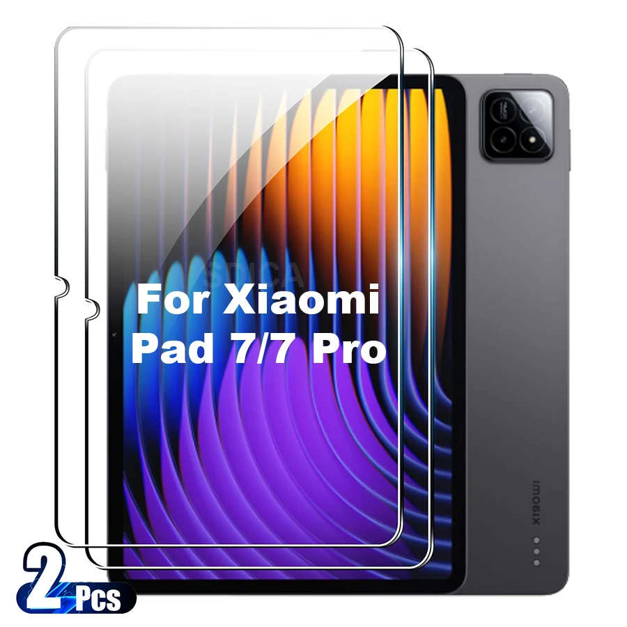 

2 шт. для Xiaomi Pad 7 Pro 11,2-дюймовая защитная пленка из закаленного стекла 2024 MI Pad 7, прозрачная защитная пленка для планшета с защитой от царапин HD