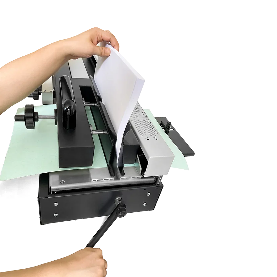 

Настольная машина для клеевого бесшвейного скрепления книг, простая в использовании, автоматическая, для офиса