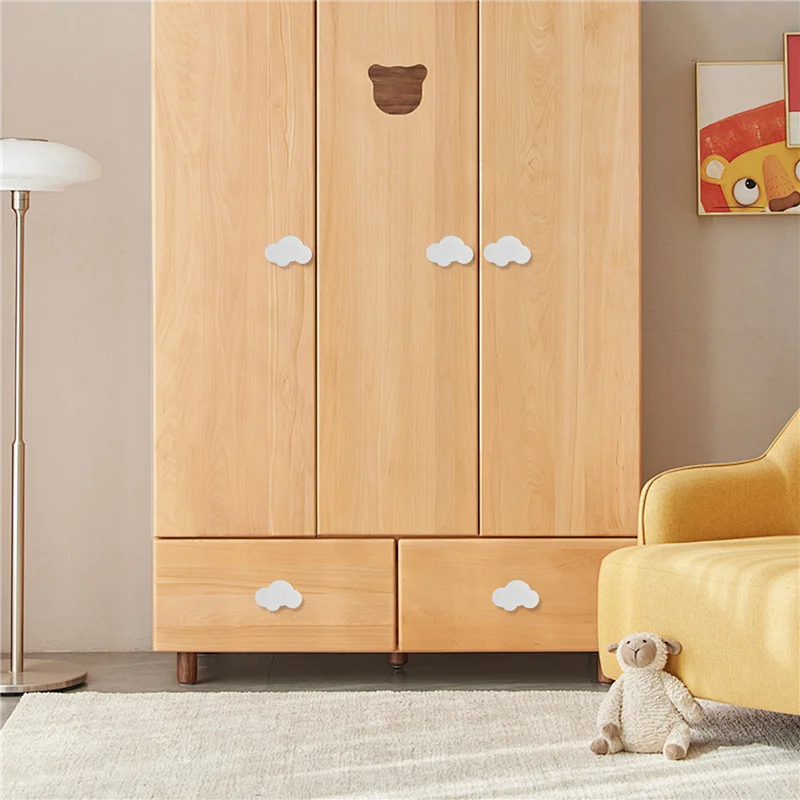 【HOT】Knobs For Children's Room, Pack Of 14 Furniture Knobs, Drawer Handles, Decorative Cartoon Cloud Shape Drawer Knobs