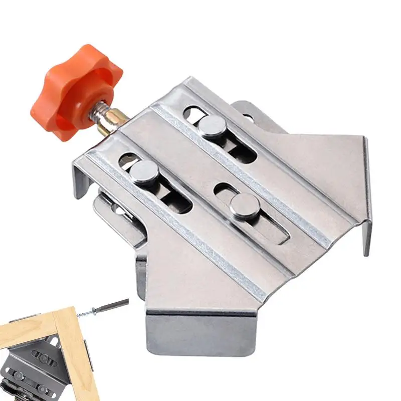 Right Angle Clamp  Wood Corner Clamps With Adjustable Swing Jaw 90 Degree Stainless Steel Corner Clamp Vise  Swing Bench Tool