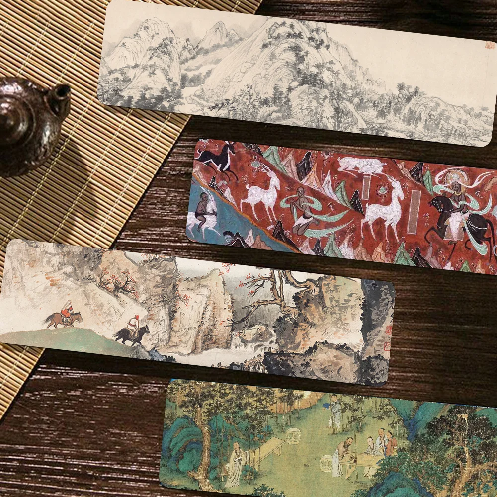 30pcs Ancient Chinese Paintings Bookmarks for Students Reading Books Book Page Labeling Paper Cards Page Markers Creative Gifts