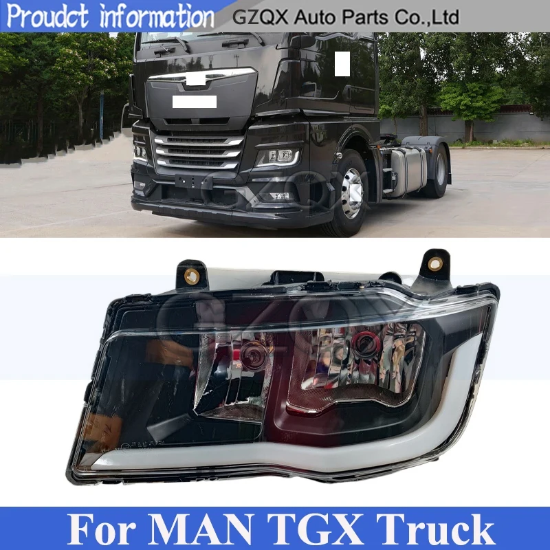 

CAPQX LED Front Bumper Head Light Head Lamp For MAN TGX Truck Headlight Headlamp Front Trun Signal Light