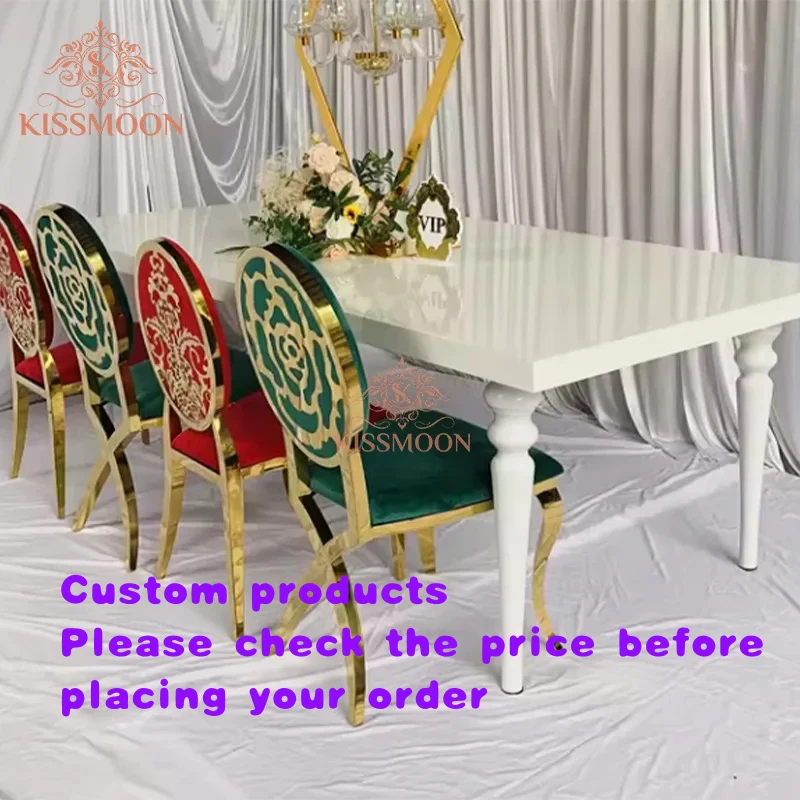 custom.Modern Rectangle Solid Wood Durable & Eco-Friendly Hotel Wedding Party Table-Hotel Furniture Events