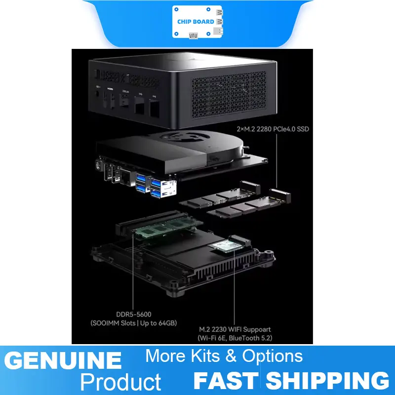 

MINISFORUM DeskMini UM790 Pro упаковка AMD Ryzen 9 7940HS с графикой Radeon 780M и четырехъядерным дисплеем 4K/8K в компактных условиях