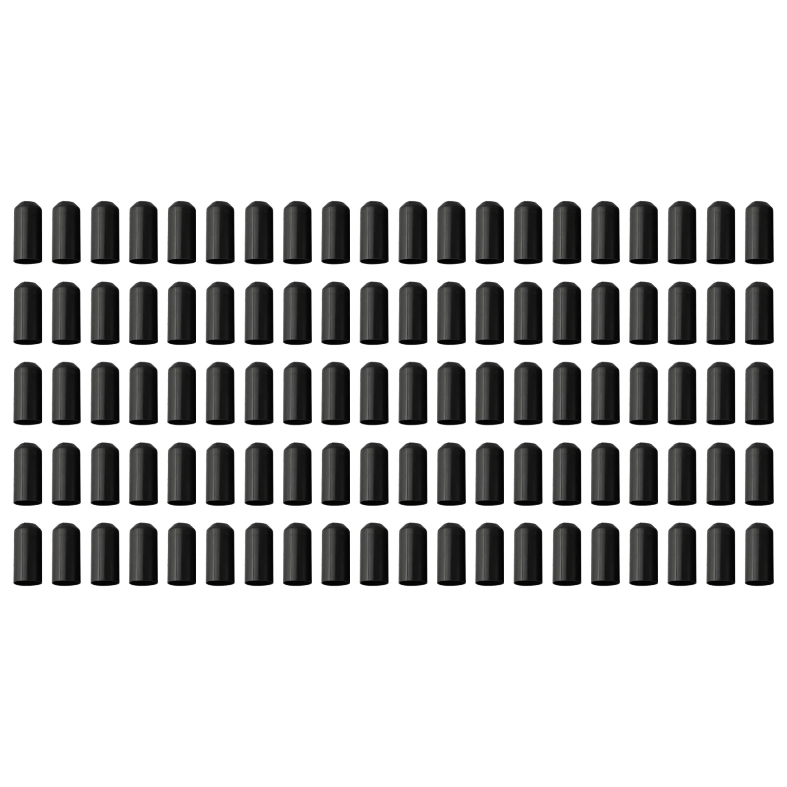 100pcs Warm Shrink End Cap 20x45 mm Thermoplastic Polyolefin Tube for Consistent Shrink Behavior and Seal Integrity