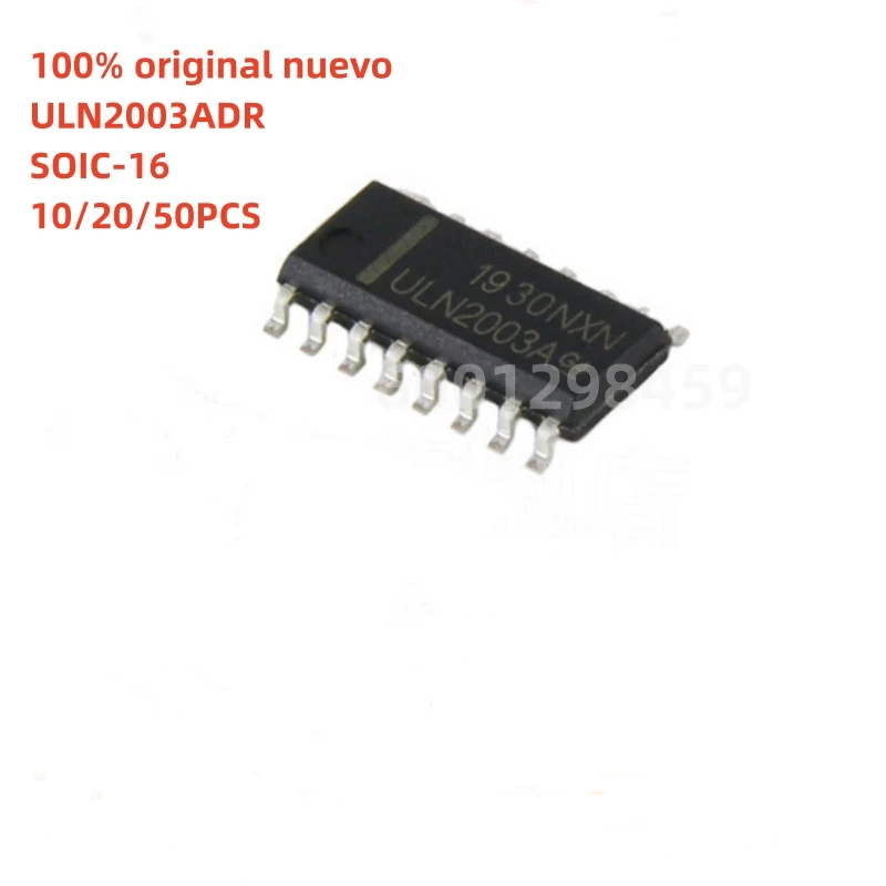 100% original nuevo 10pcs - 100pcs  ULN2003ADR  ULN2003AD  IC PWR RELAY 7NPN 1:1 16SOIC