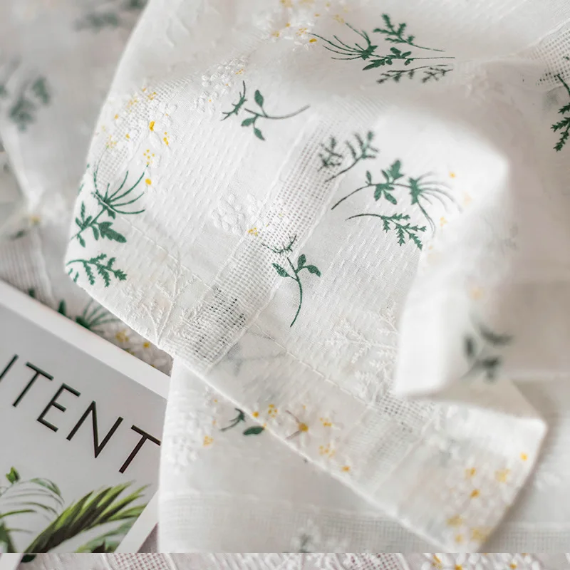 Floral Blackout Cotton Fabric Soft Curtain for Bedroom Living Room Small Window Short Curtains Farmhouse Vintage Cafe Decor