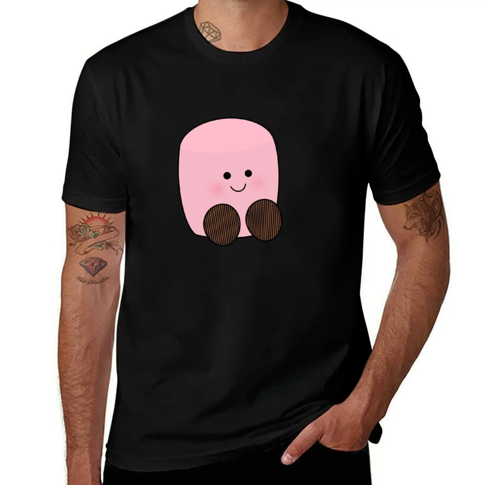

Marshmallow Jellycat (pink) T-Shirt summer clothes quick drying Louboutins funny gifts men graphic t shirts