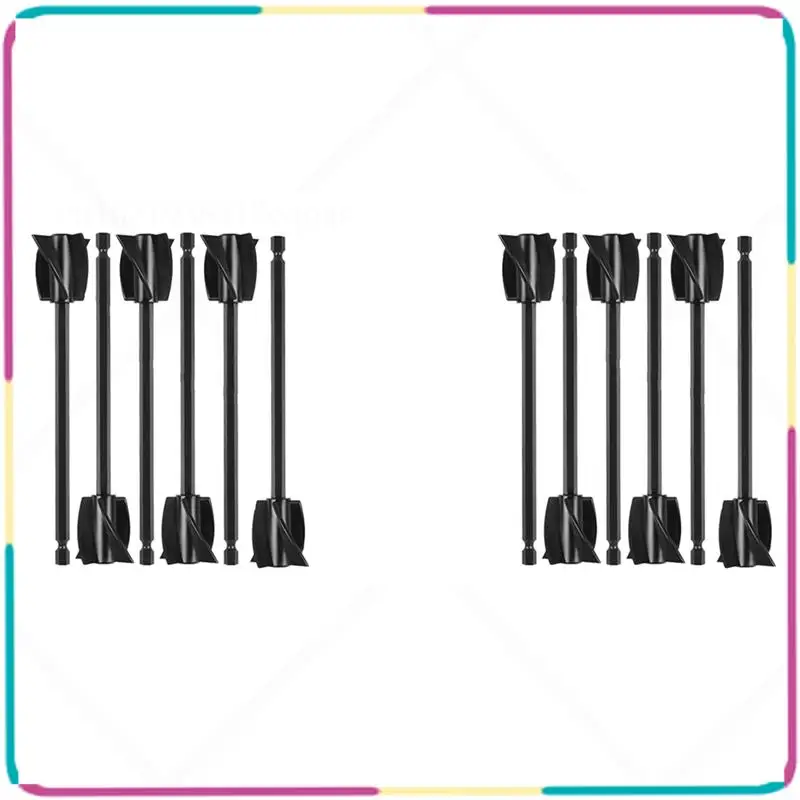 

B13C Resin Mixer Paddles, Epoxy Mixer Attachment For Drill, Reusable Paint Stirrer Drill Attachment(12Pcs)