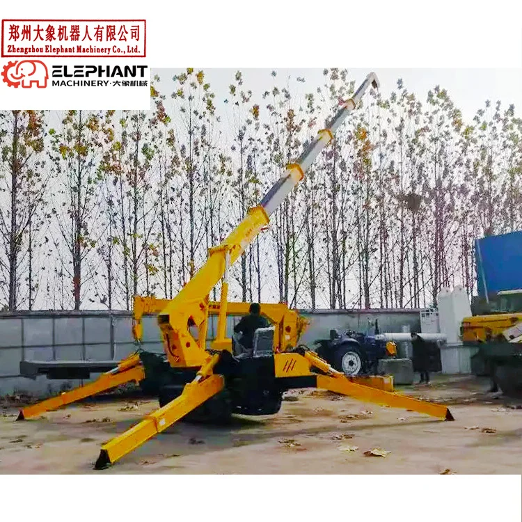 New Technology Arm Swing 3 Ton Mini Spider Crane