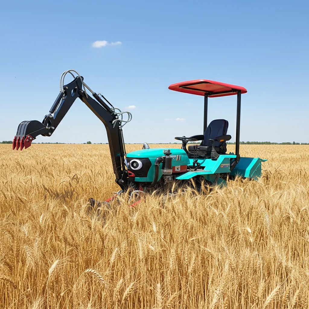 Customize Compact Tractor High Efficiency Heavy Duty For Agricultural Transportation Factory Direct Supply