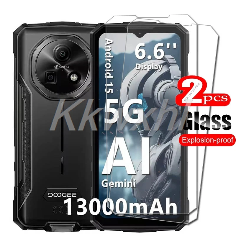 1/2PCS FOR Doogee Fire 7 Pro Tempered Glass Cover DoogeeFire7Pro Fire7Pro Fire7 7Pro Ultra Screen Protector Transparent Film
