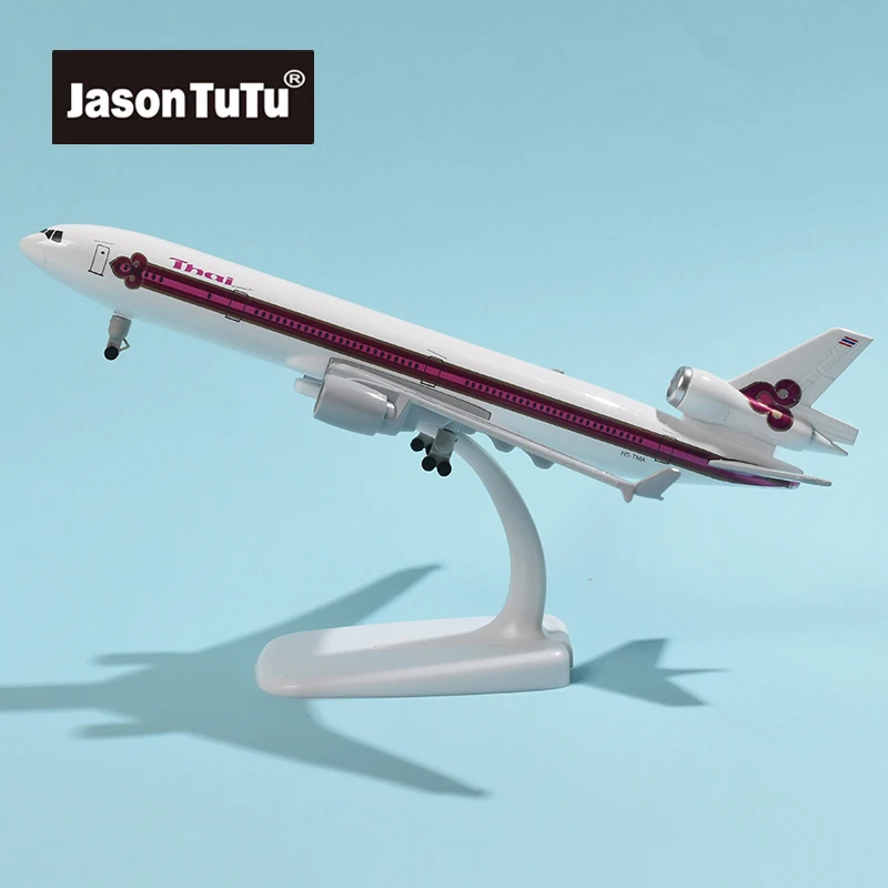 

JASON TUTU 20CM THAI McDonnell Douglas MD-11 Plane Airplane Model Aircraft Model Diecast Metal Planes Collect Gifts