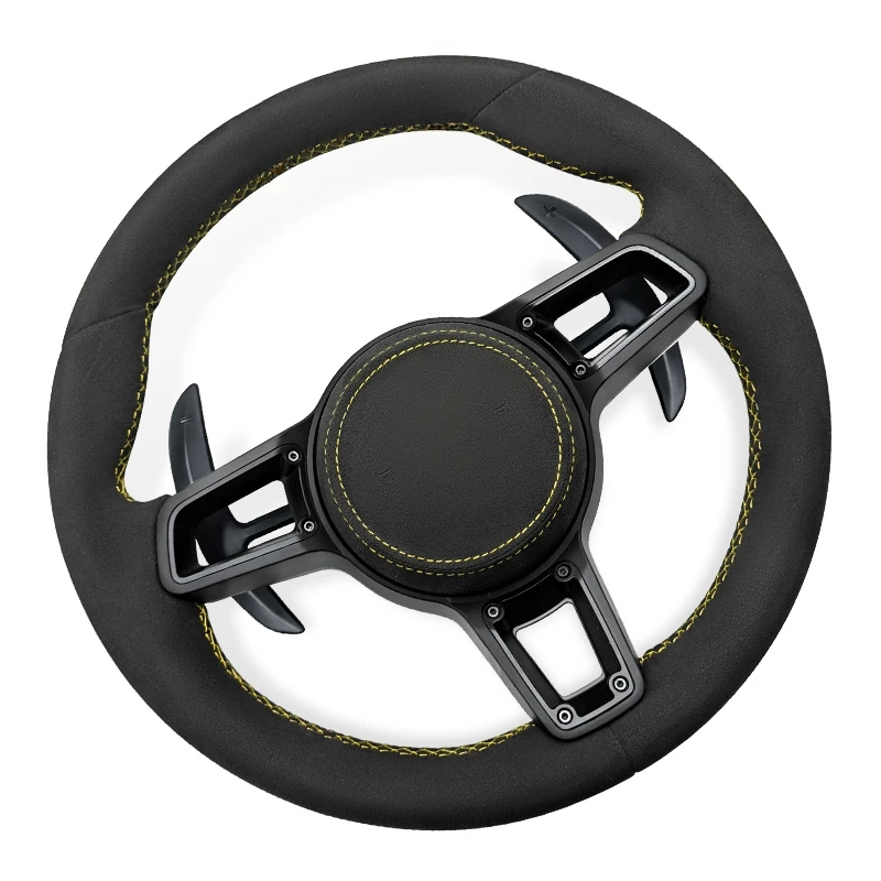 For Porsche 911 991 987 997 Cayenne 958 718 Boxster 918 Cayman Macan Panamera Taycan GT3 GTS RS 970 Customized Steering Wheel