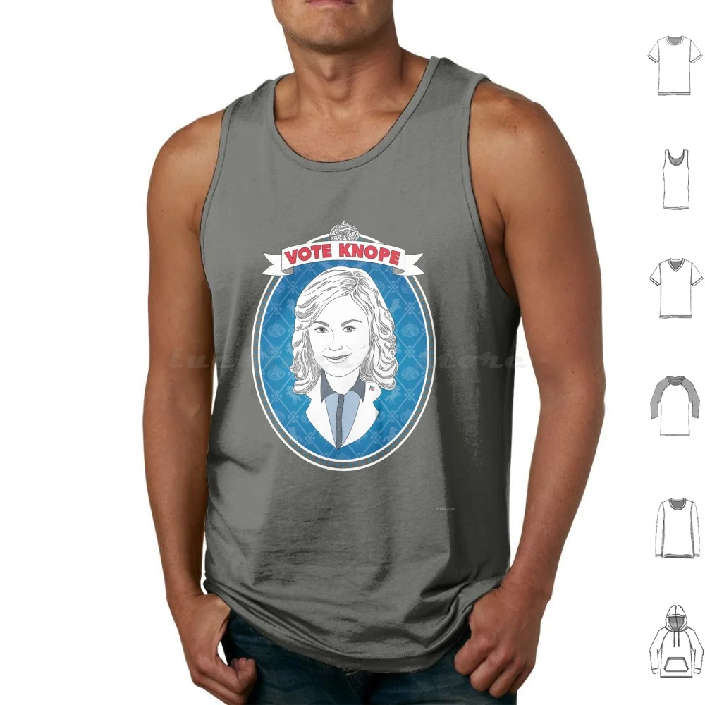 Vote Knope Tank Tops Vest Sleeveless Leslie Knope Vote Knope Parks And Rec Parks And Recreation Amy Poehler Waffles Lil