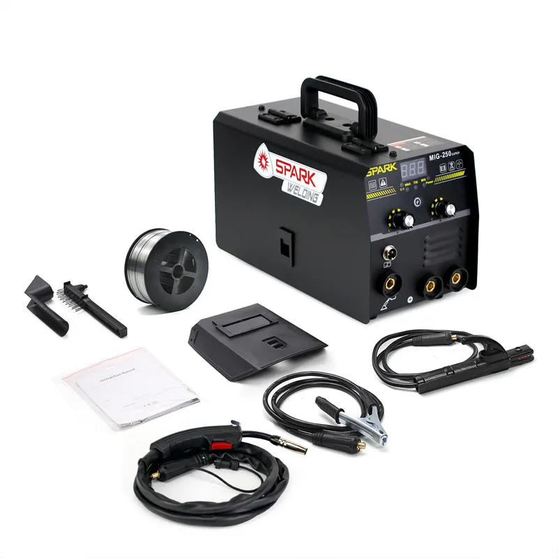 

3 In 1 Mig MMA TIG Non Gas Welding Machine 250 Super 220V Welding Equipment Intelligent Adjustment IGBT Inverter Welder