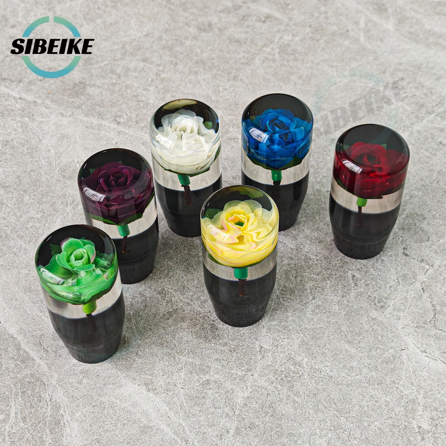 10 سنتيمتر JDM تحت الماء زهرة والعتاد التحول المقبض العالمي سباق دليل سيارة رافعة تغيير شيفتر المقبض #2