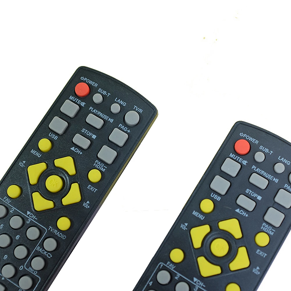 ABS Replacement for DVB T1/T2/T3/T4/T5 Universal Remote Control of Digital Set-top Boxes IR