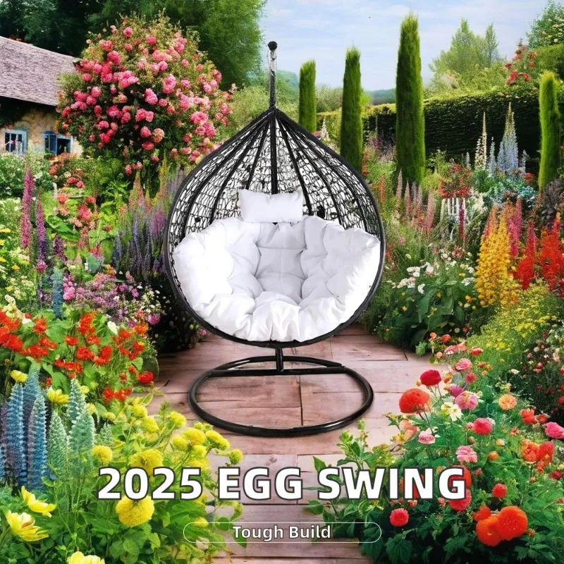 2026 2026 Custom Folding  Chair Iron Garden Hammock For Outdoor Terrace Living Room And Courtyard Swing Latest For Patio Swin