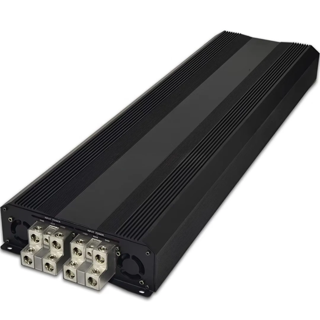 25K Brazilian Style 1 Ohm Car Subwoofer Amplifier 1CH 25000W Monoblock Peak 40000W Full Range Strong Bass Car Amplifier Class D