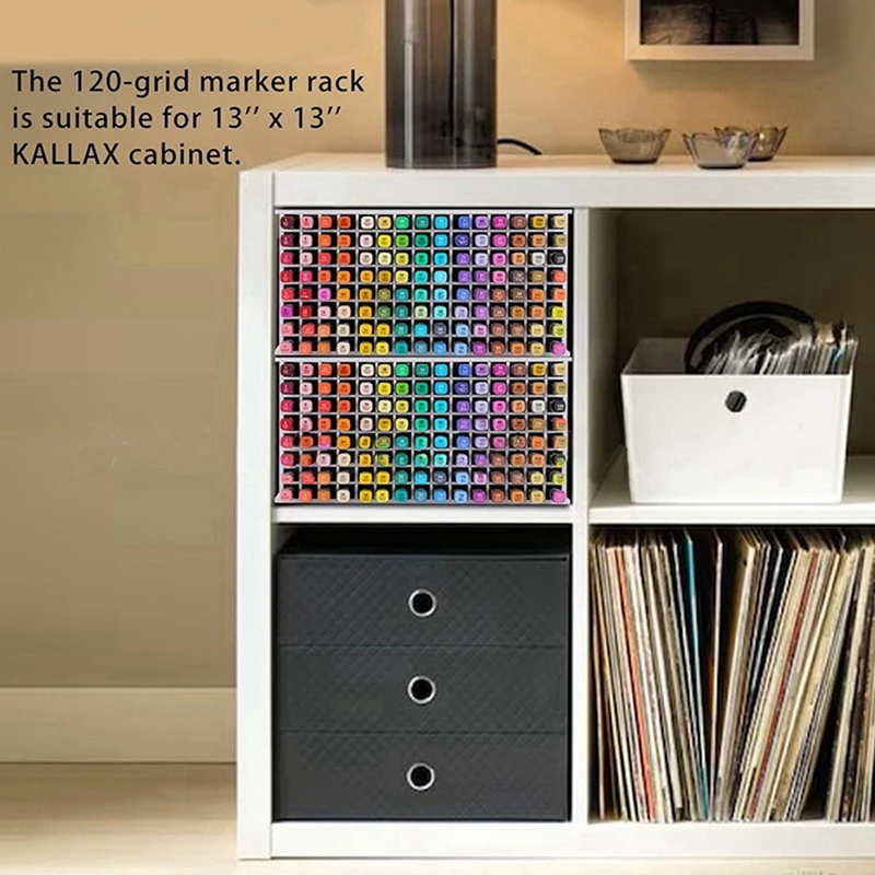 

【На складе】Стеллаж для хранения художественных маркеров на 72 маркера, акварельные кисти, ручки, цветные карандаши, органайзер, держатель для стола