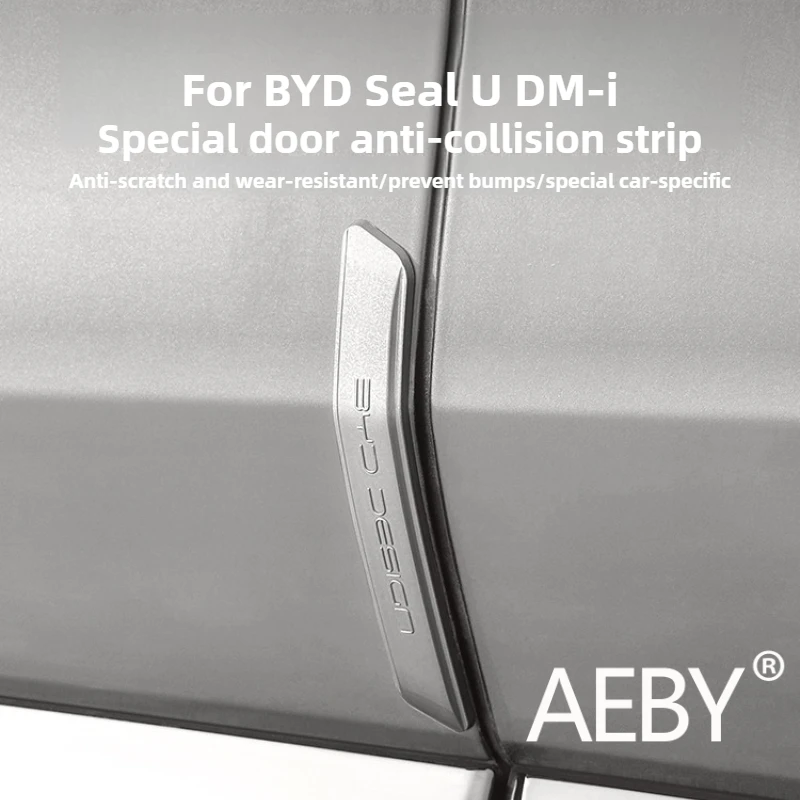

AEBY For BYD Seal U DM-i 2020-2025 Door Protective Strip, Anti Scratch Guard Tape Side Body Collision Trim Interior Accessories