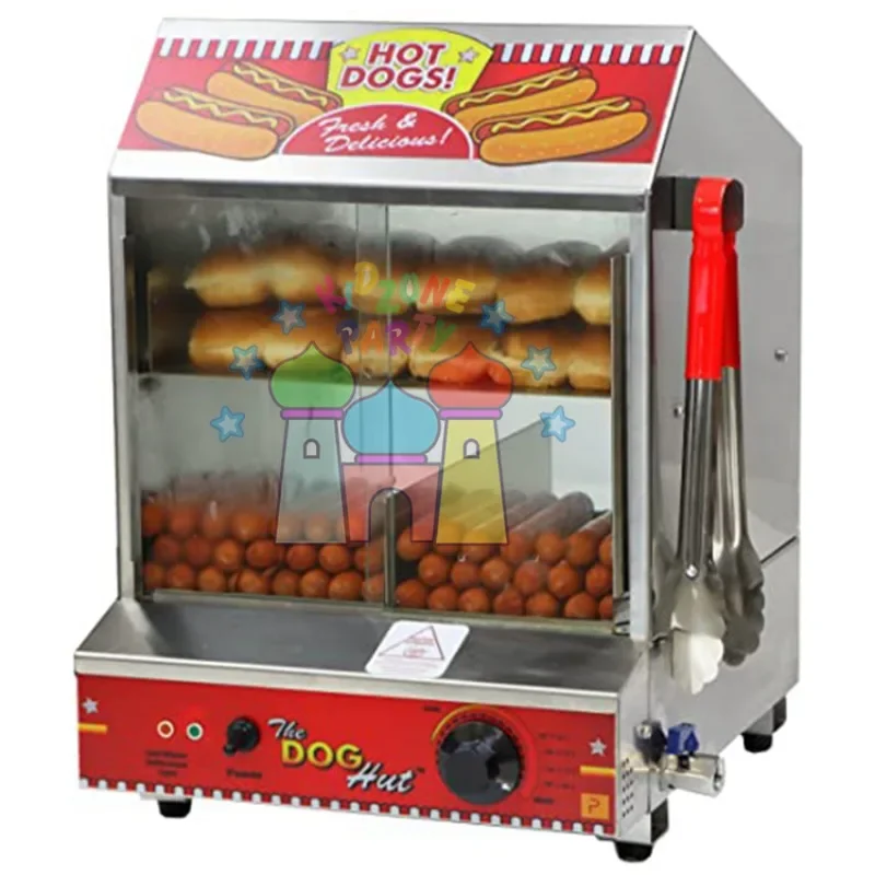 commercial stainless steel paragon hot dog steamer machine with temperature control