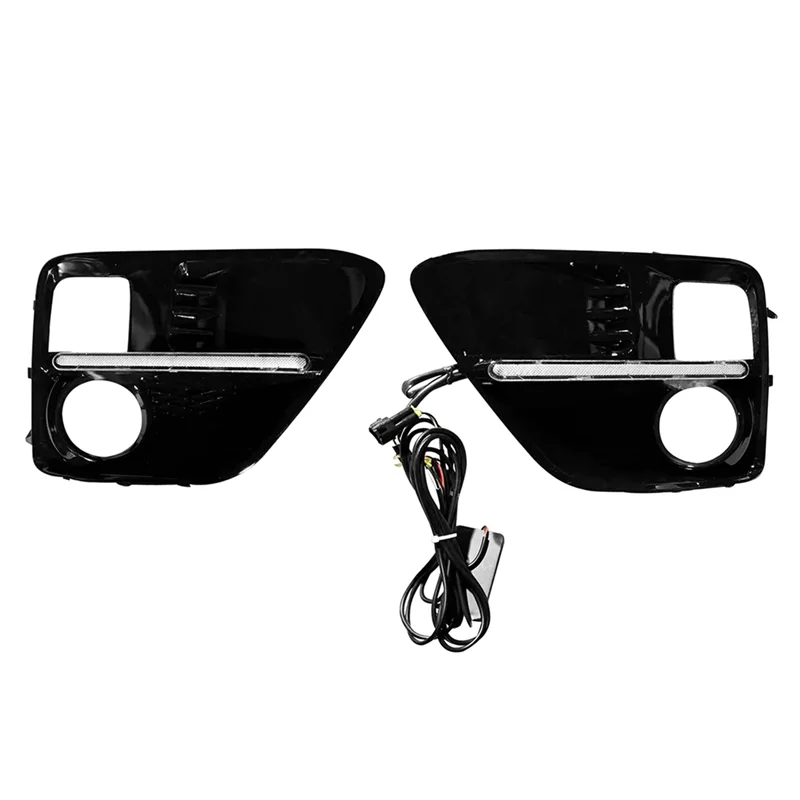 

AC54-For SUBARU WRX STI 2015-2017 Car LED DRL BAR BUMPER DRIVING FOG LIGHT LAMP BEZEL COVER 84501AJ060