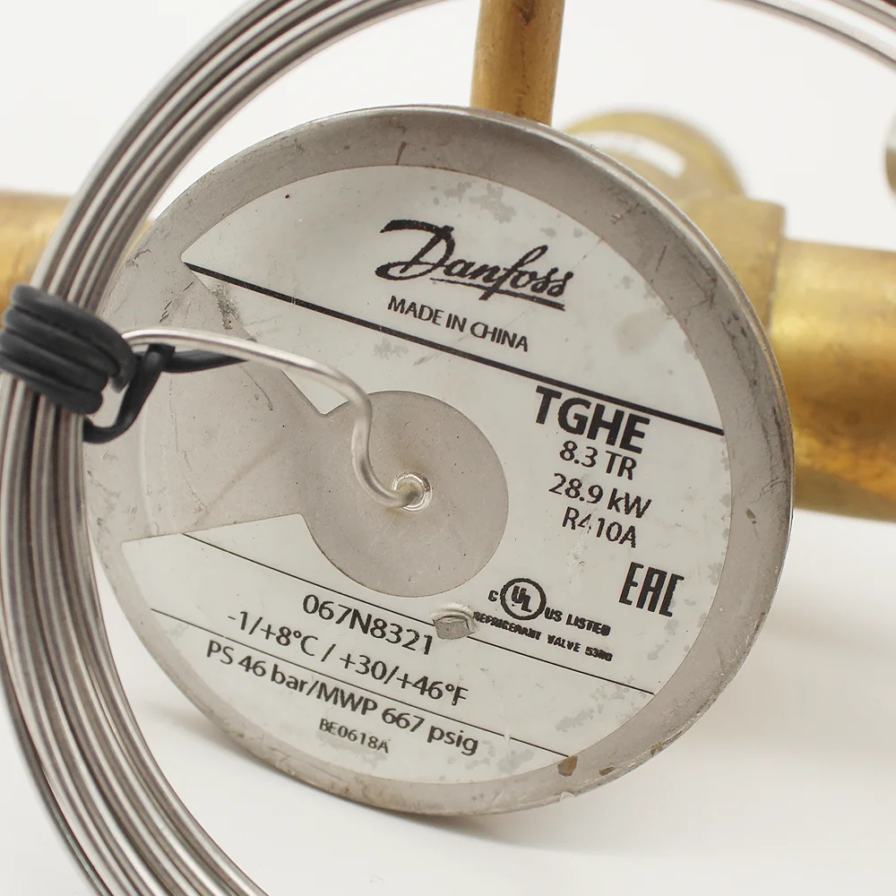 Обход горячего газа Danfoss Reg 067N8321 TGHE 8.3TR 28,9 кВт R410A новый и оригинальный в наличии