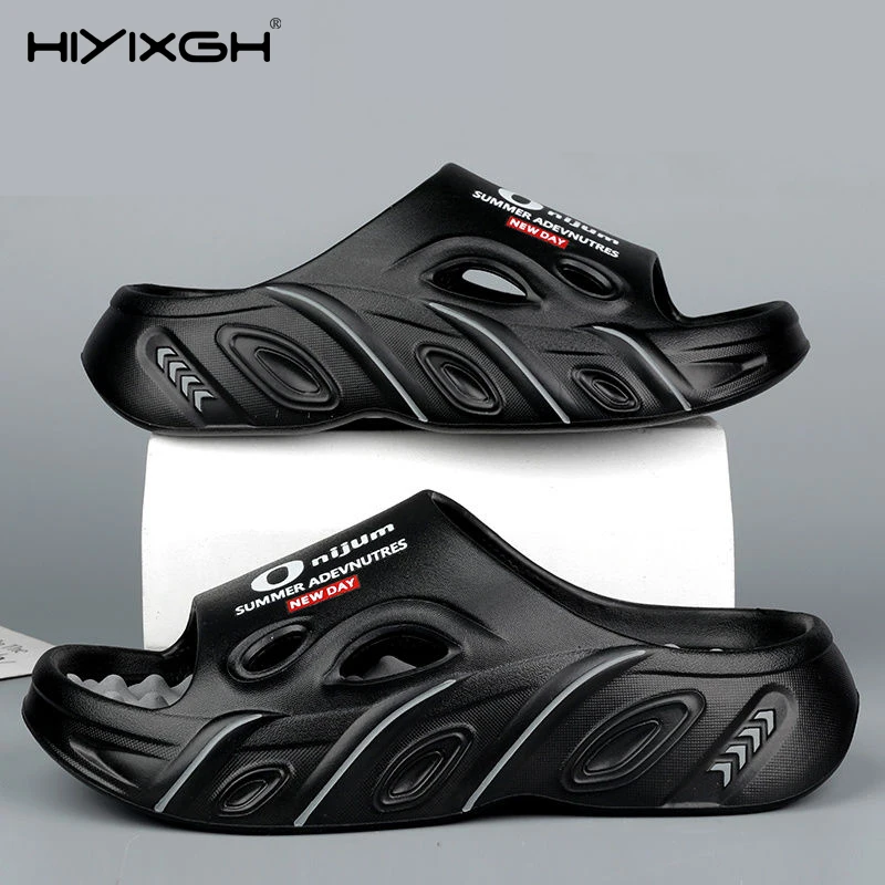 

Men Slippers Summer New 2025 Slides Sandals EVA Soft-sole Unisex Men Women Indoor Outdoor Walking Beach Shoes