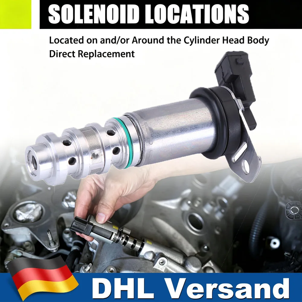 1 pièce Nouvelle électrovanne de calage variable des soupapes (VVT) pour moteur de voiture 11367561265 pour BMW Série 1 E81 E82 E87 E88 Série 3 E90 E91 E92 E93 Série 5 E60 E61, vanne de commande, régulateur d'arbre à cames, accessoires automobiles