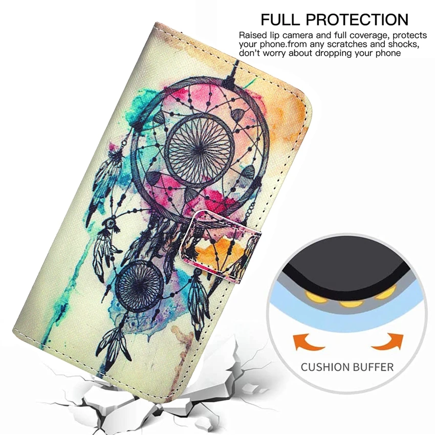 For Alcatel 1 1C 1B 1L 1S 1SE 1V 1X Pro Alcatel 3 3L 3C 3V 3X Wallet Flip Leather Magnetic Card Slot Kickstand Phone Case Cover