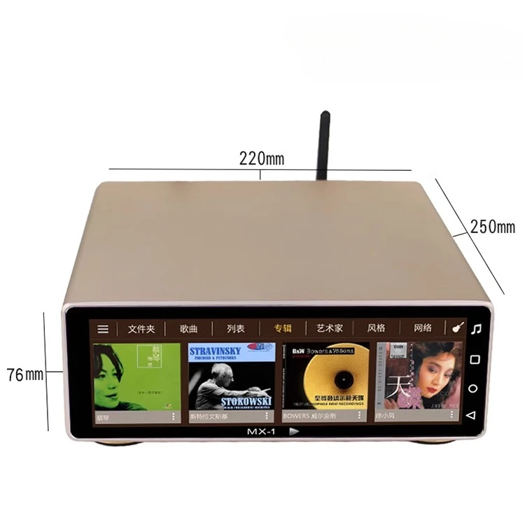 

Потоковое медиаплеер, настольный 32-бит/384 кГц DSD512