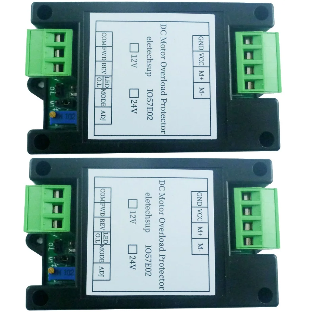 2PCS 12V 24V 10-30A High Power Overload Overcurrent Short Circuit Protector Module Io57E02 Io58F02 for Motor Led