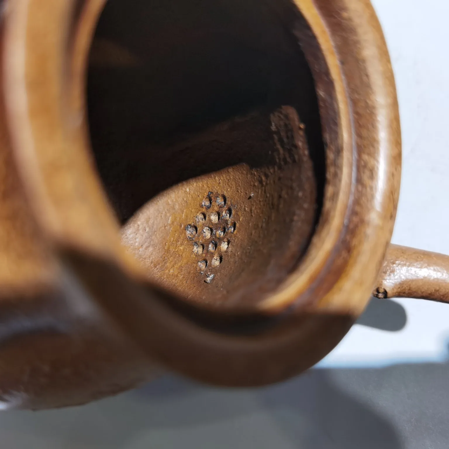 Olla de arcilla morada, pintura con barro amarillo, diseño de pino, bambú y flor de ciruelo, jarra de vino, tetera, olla para té