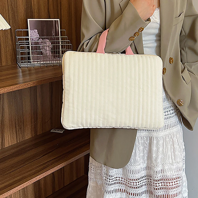 1pcs Checkerboard Colorful Laptop Protective Sleeve Bag