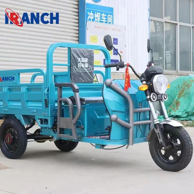 دراجة كهربائية ثلاثية العجلات عالية الجودة مع سلة مفتوحة إشارة الانعطاف اليسرى واليمنى 60 فولت نموذج دراجات ثلاثية العجلات الجهد #2