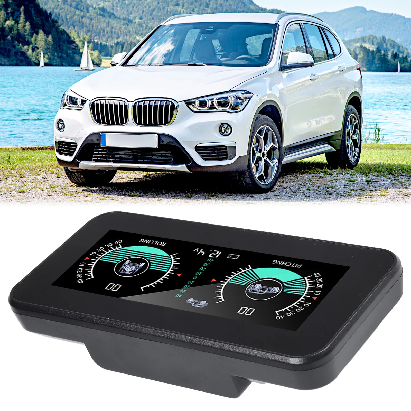 M50 Off-Road Car Digital Inclinometer Guage Tilt Indicator Angle Level Slope Meter Smart Inclinometer Supports 99% The Car