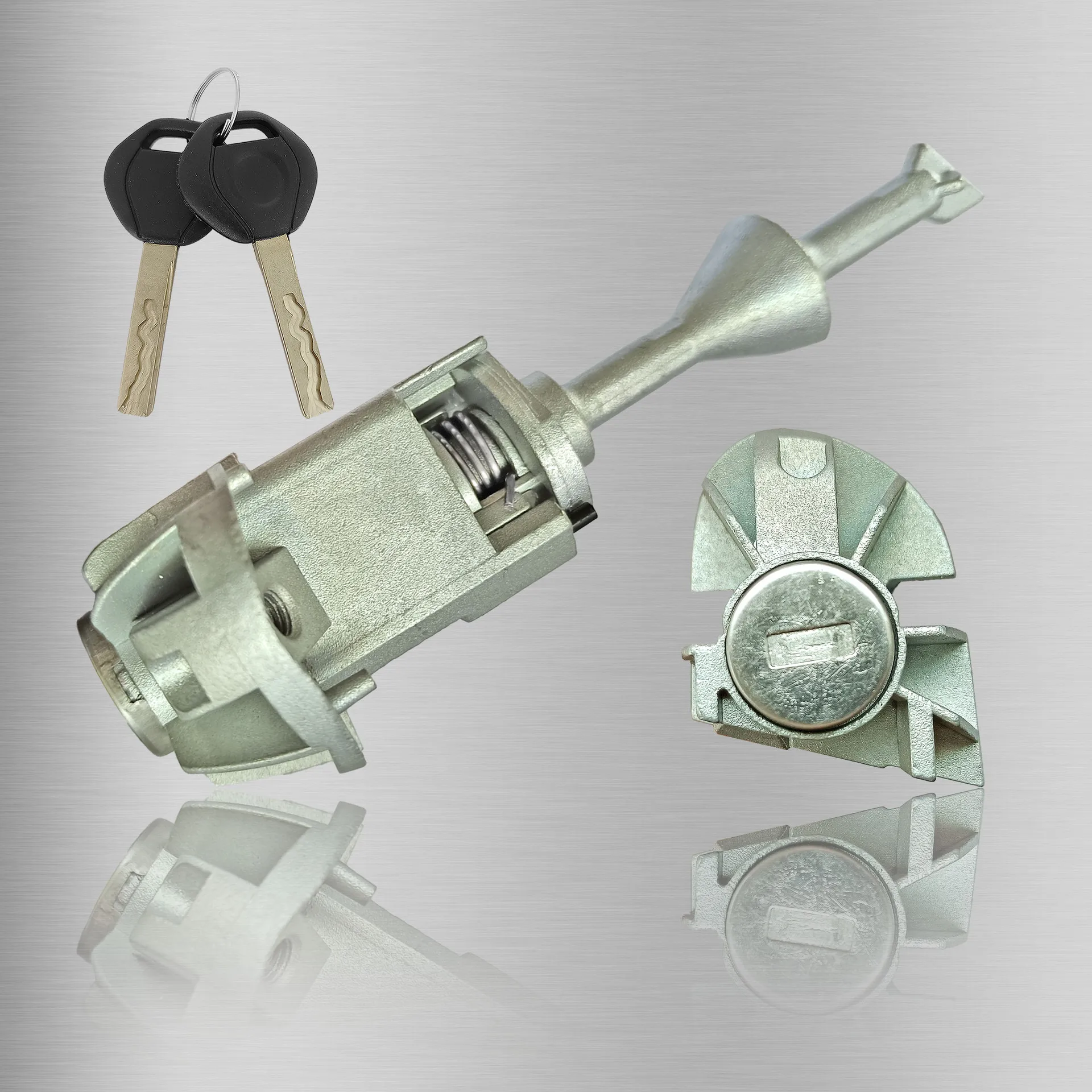 Door Lock Cylinder Barrel With 2 Keys Car For BMW 1 Series E81 E82 E87 E88