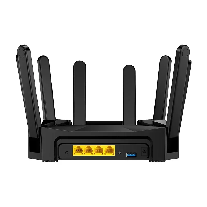 Imagem -03 - Roteador Wifi com Gigabit Ethernet Lan Hotspot Home Chip Wifi6 Antena 5dbi Ddr3 com Rede Mesh 3000mbps