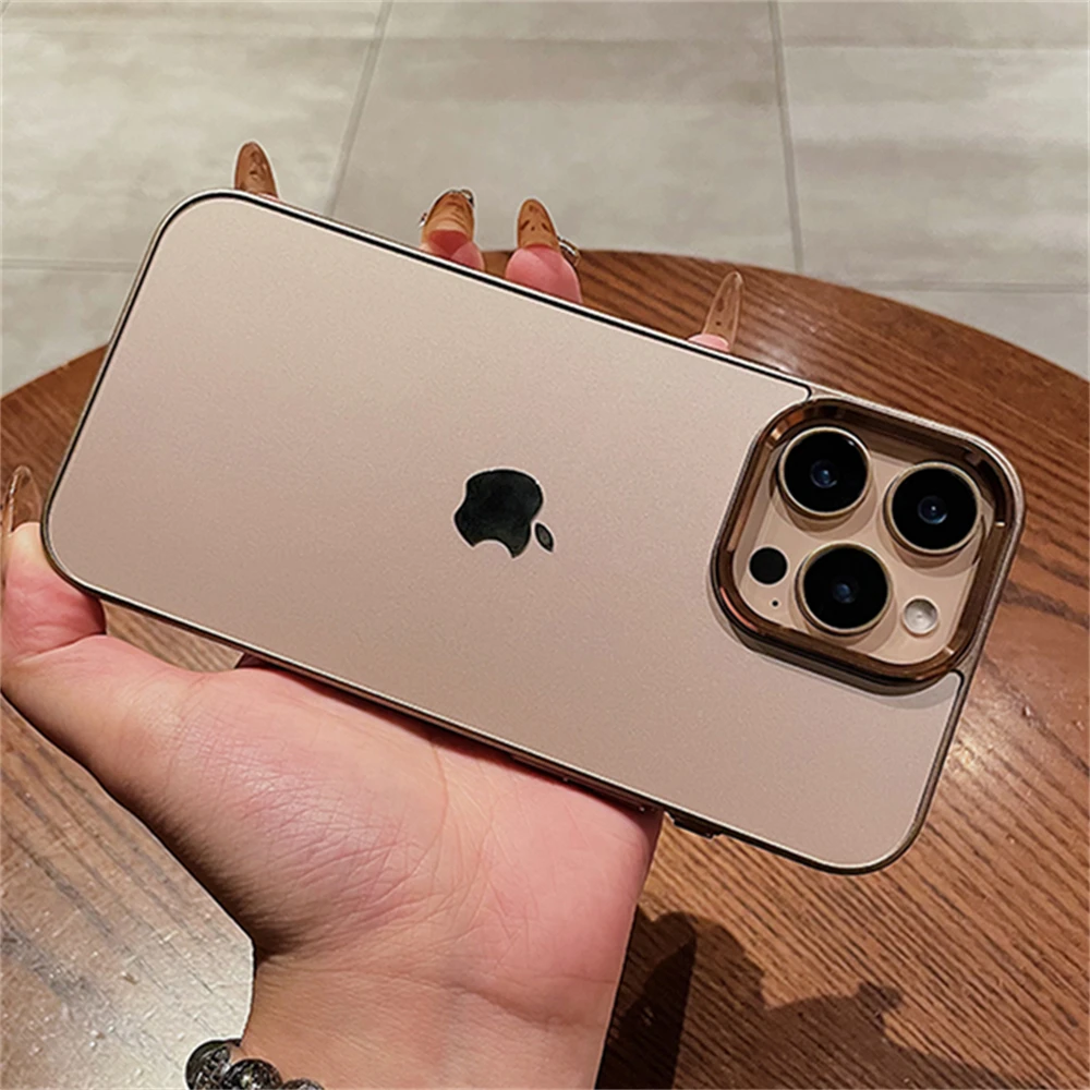 Original Heat Dissipation Apple Phone Case for iPhone 16 15 Pro Max 13 12 14 Lens Camera Protect Shockproof Full Logo Back Cover