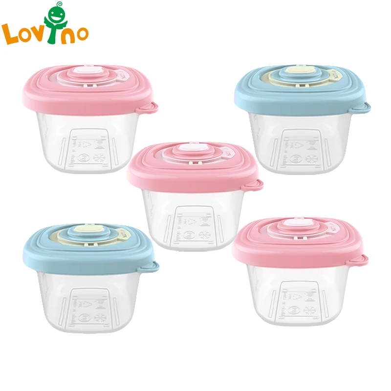 Baby Milk Powder Container Baby Food Storage Box Can Be Date Markable Baby Serial Food Containers Snack Cup Newborn Items