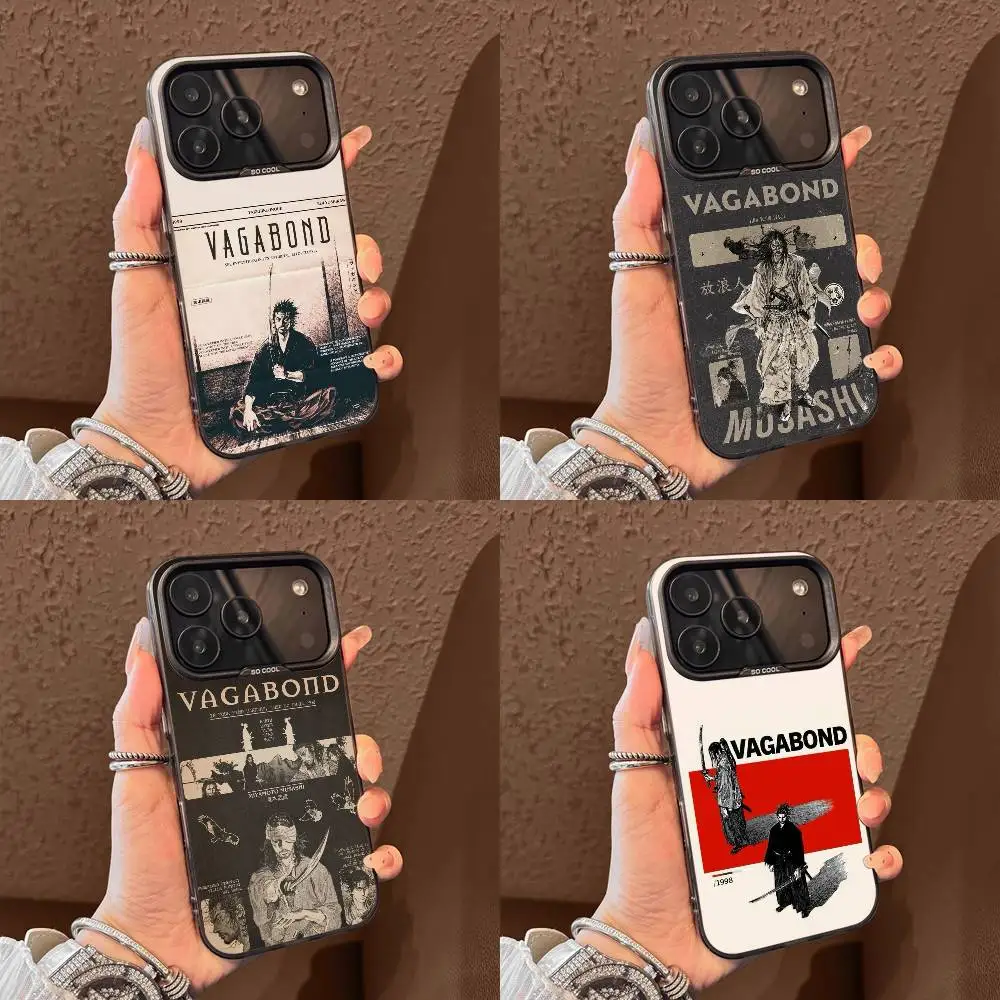 Vagabond Miyamoto Musashi Phone Case For iPhone 17,16,15,14,13,12,11,Pro,Max,Plus,E,Air,Mini Black Tpu Cover
