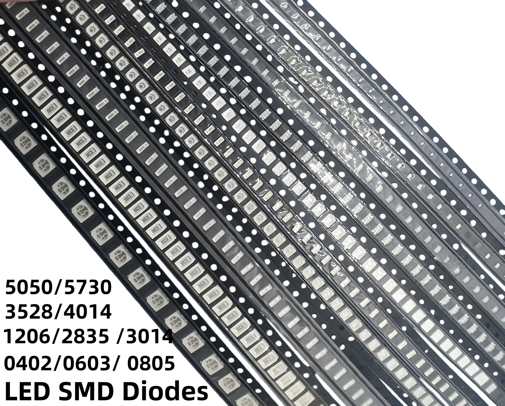 

Bulk Pack 100pcs Mixed LED SMD Chips 0402 0805 0603 3528 2835 5730 5050 for DIY Electronic Projects