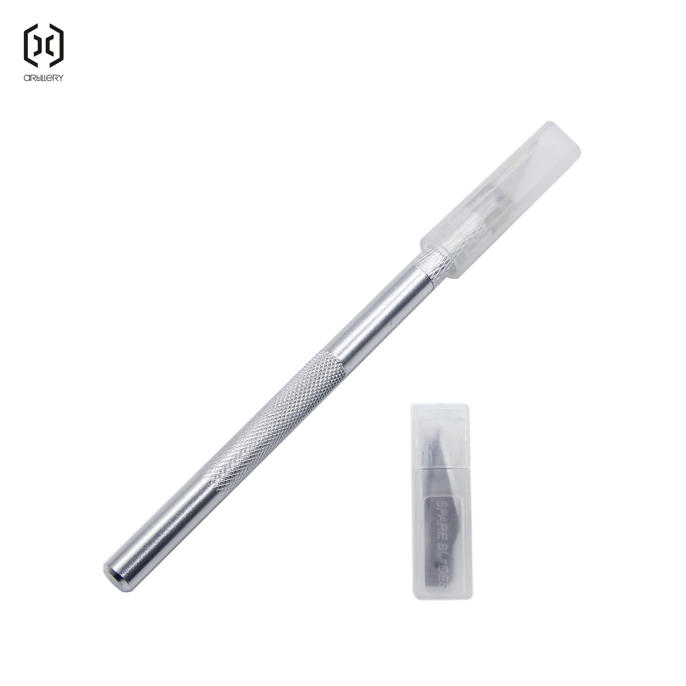 Kit de facas cirúrgicas de metal antiderrapantes com 8 peças, lâmina para máquina de corte, faca artesanal, adequado para modificar modelos de impressora 3D, mobi