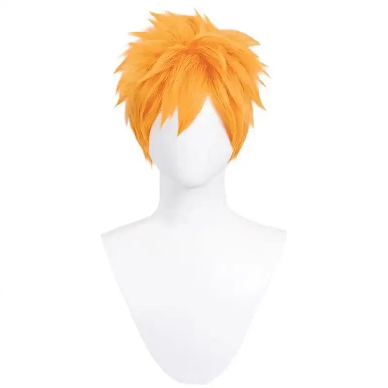 Kurosaki Ichigo Anime Caricatures Cosplay Costume Clothes Wig Uniform Cosplay BLOOD WARFARE Surrogate Death Battle Kimono