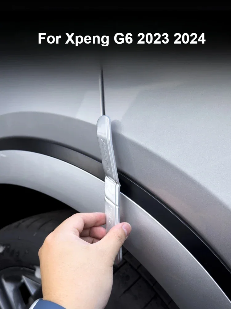 For XPeng G6 2023 2024 Car Door Edge Anti-collision Strips  ABS Car Rearview Mirror Protector Sticker Auto Decal Accessories