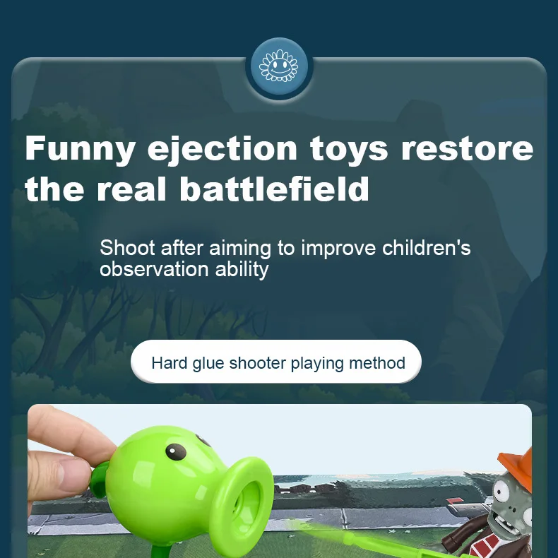 PVZ 2 Character Mini Figurine Complete Collection Peashooter Figure Scene Map Accessory Indoor Decor Holiday Collectible Gift